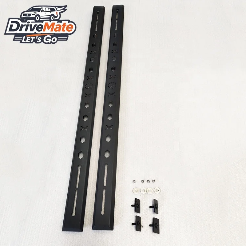 Support de toit extensible universel pour camions pick-up, auvent rigide à trois portes, barre transversale, fixation arrière, accessoires de bagages extérieurs