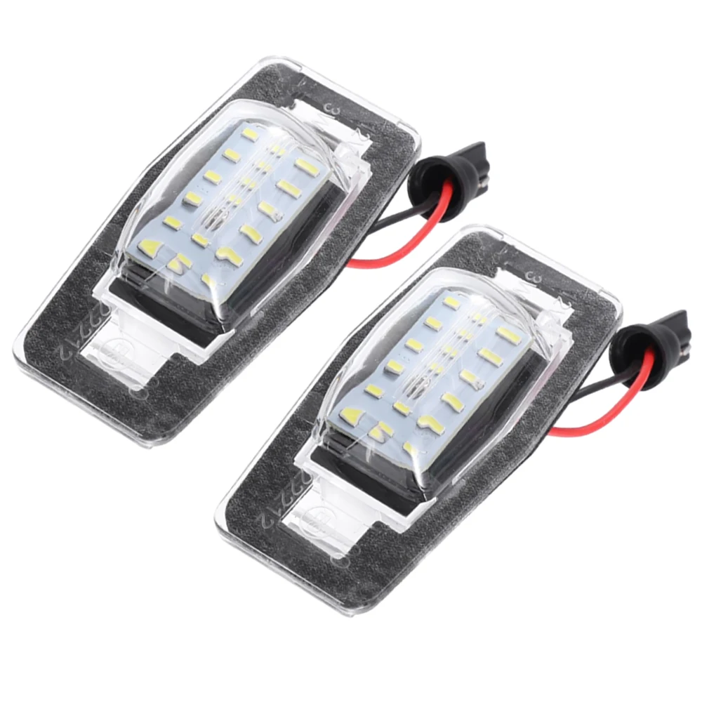 12V 2Pcs Car LED License Plate Lights For Mazda Ford Escape YL8Z13550AA NC1051270C NC1051270B NC1051270A Xenon White Ligth