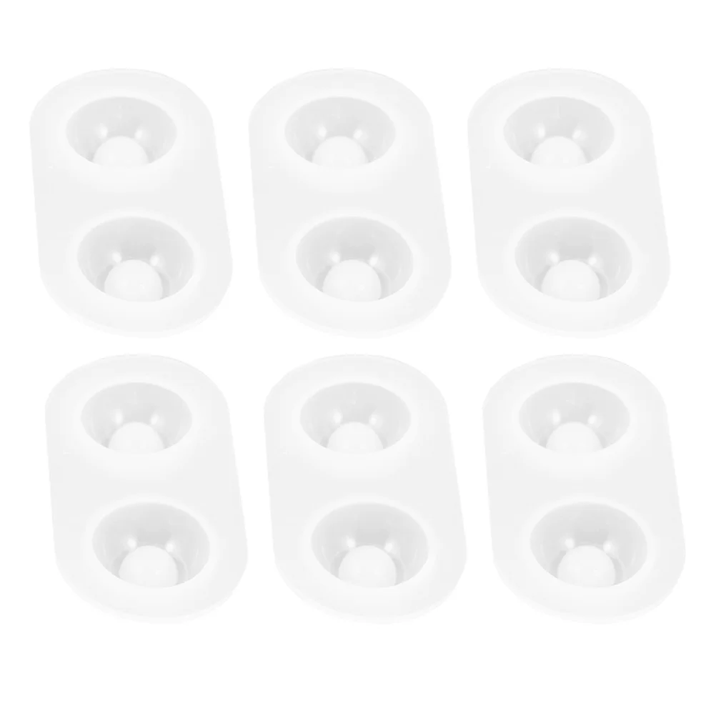 

6Pcs Eyeball Silicone Mold Round Shape Durable Flexible for DIY Realistic Eyeball Casting Mold Supplies Making Supplies
