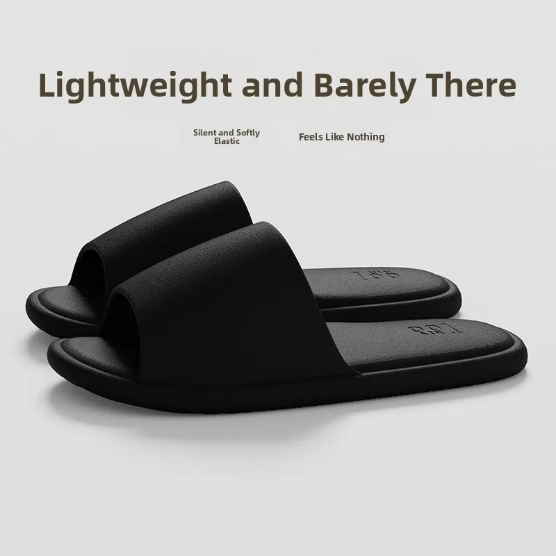 

Lightweight Home Slippers Women's Summer Indoor Floor Silent Simple Couple EVA Sandals Men's Flat Slippers Home Comfortable