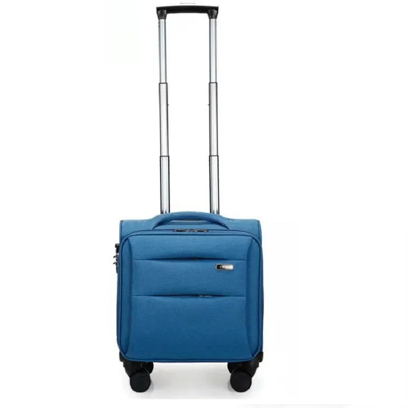 12/14/16/18/20inch boarding Universal wheel Oxford trolley Case Portable luggage High-end quality suitcase Business valise bag