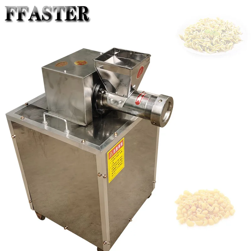 

High Efficiency Automatic Macaroni Scallop Noodle Machine Stainless Steel Pasta Scallop Extruder Making Machine