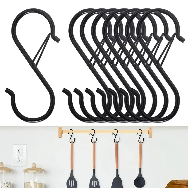 

VKKM 10Pcs S Hook for Kitchen/bathroom Hanging Items