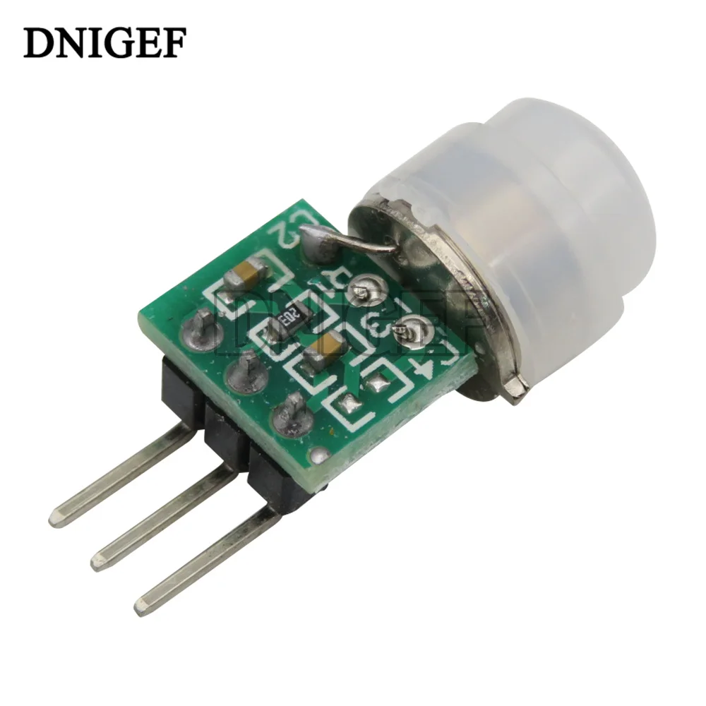 DNIGEF 1 pièces Mini AM312 ajuster IR pyroélectrique infrarouge Mini module PIR capteur De mouvement De support pour arduino