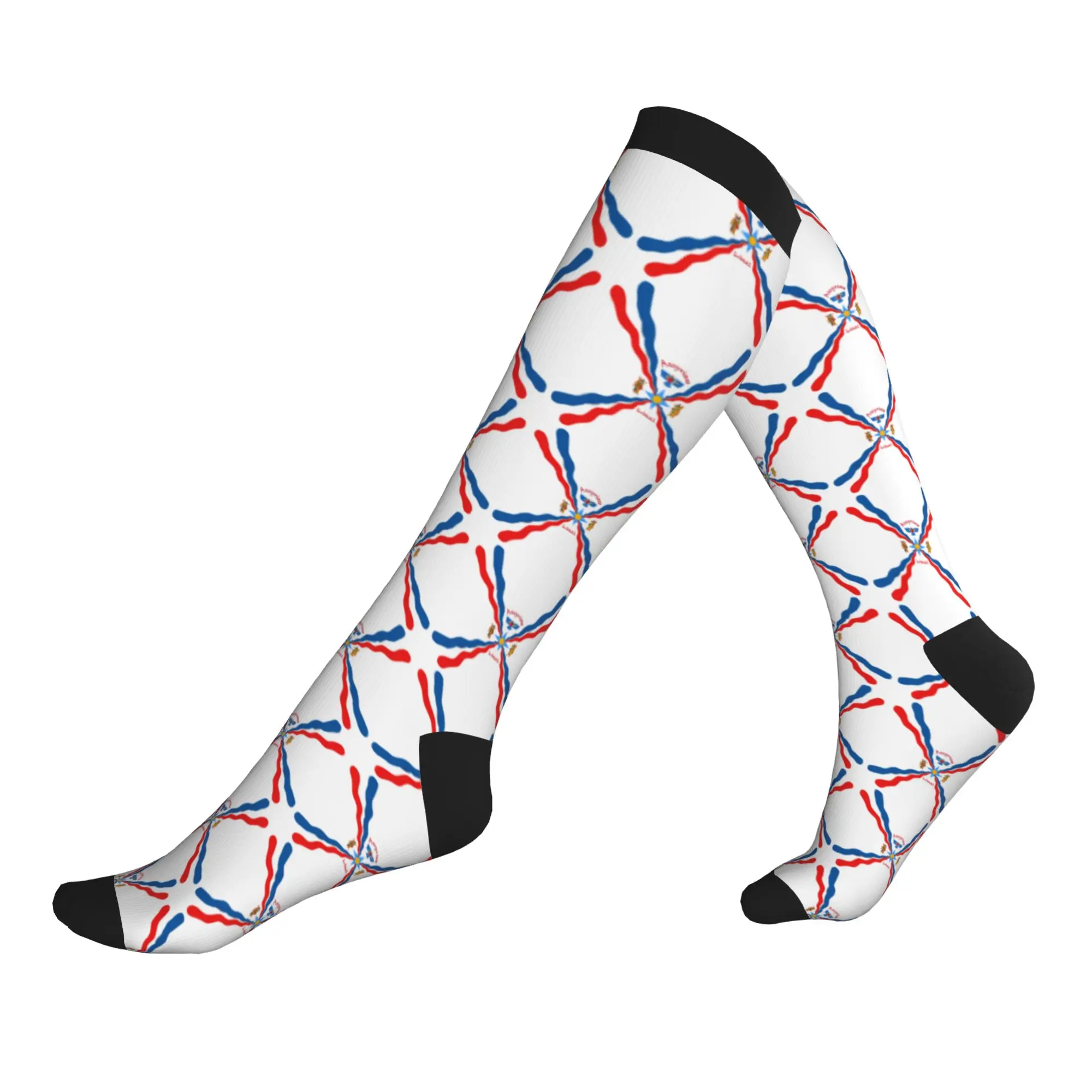 

Assyrian Flag Men Women Sports Compression Socks Unisex Kawaii Spring Summer Autumn Winter Dress Socks