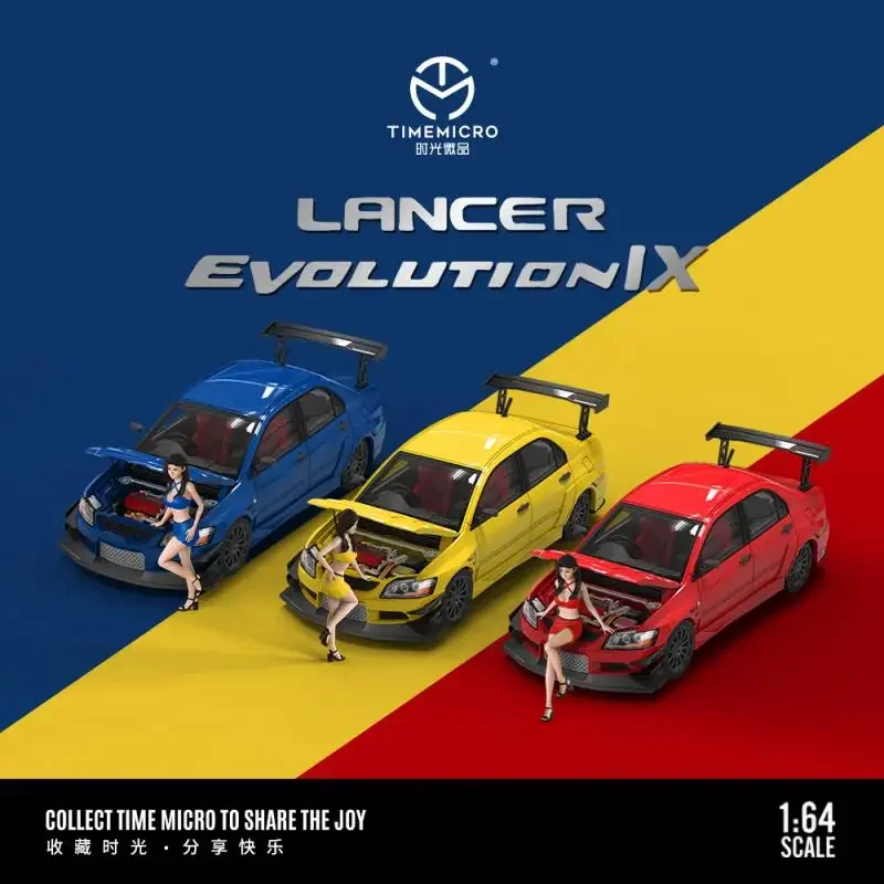 Time Micro 1:64 Lancer Evolution IX Diecast Model Car