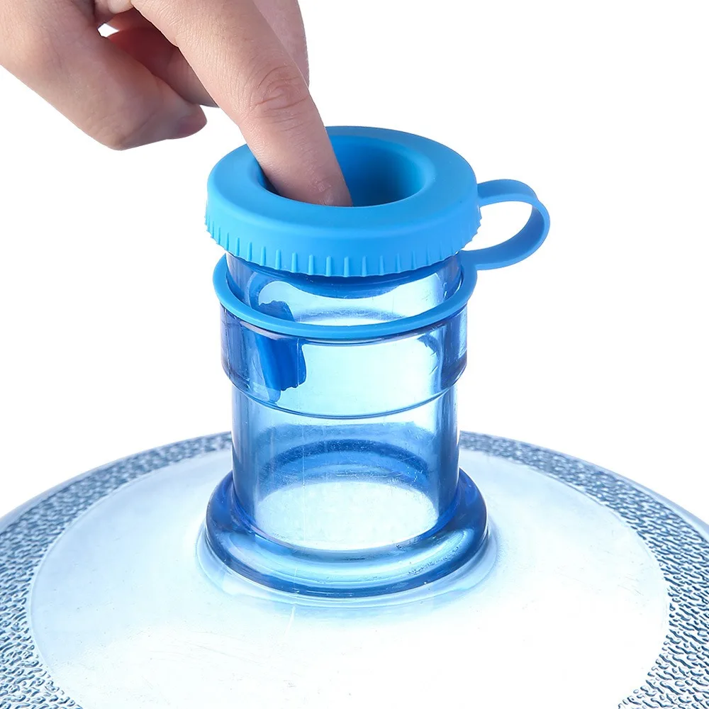 New Silicone Bottle Cap Replacement Reusable Water Bottle Cover Non-Spill Leak Proof Drinking Bucket