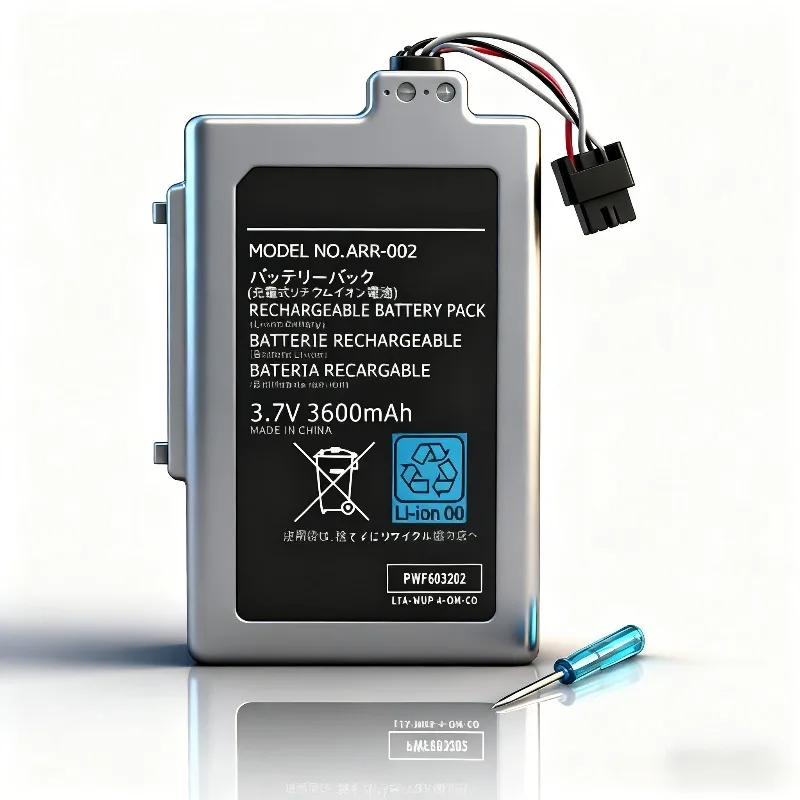 

ARR-002 3.7V 3600mAh Rechargeable Lithium Battery for Nintendo Wii U Gamepad Wireless Controller Battery with Screwdriver