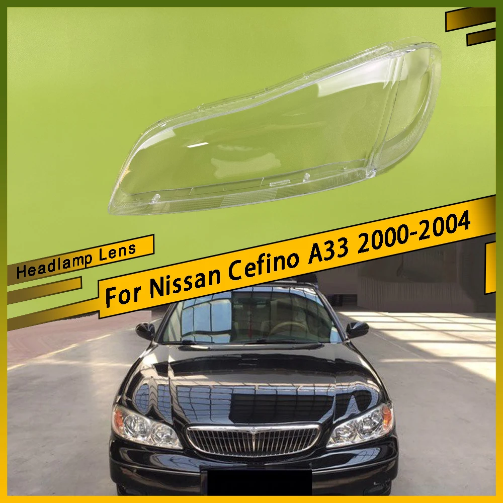 

Для Nissan Cefino A33 2000-2004 крышка передней фары автомобильный абажур абажур передняя фара крышка стеклянный корпус линзы