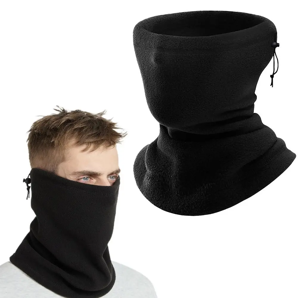 Thermal Warm Motorcycle Face Mask Circle Wrap Windproof Half Face Mask Neck Warmer Balaclava Skiing