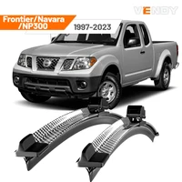 Para Nissan 2pcsier Navara NP300 D22 D40 D23 D41 1997-2023 2004 2014 2022 2 uds limpiaparabrisas delantero limpiaparabrisas