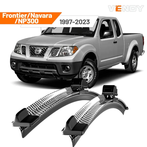 Imagen 1 del producto Para Nissan 2pcsier Navara NP300 D22 D40 D23 D41 1997-2023 2004 2014 2022 2 uds limpiaparabrisas delantero limpiaparabrisas