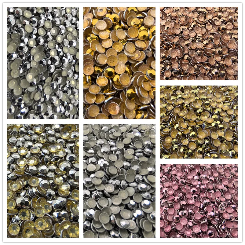 3MM Round Rhinestud Flatback Rhinestones For Crafts Shoes Studs Decorations 144Pieces/Lot Grament Glitter Accessories