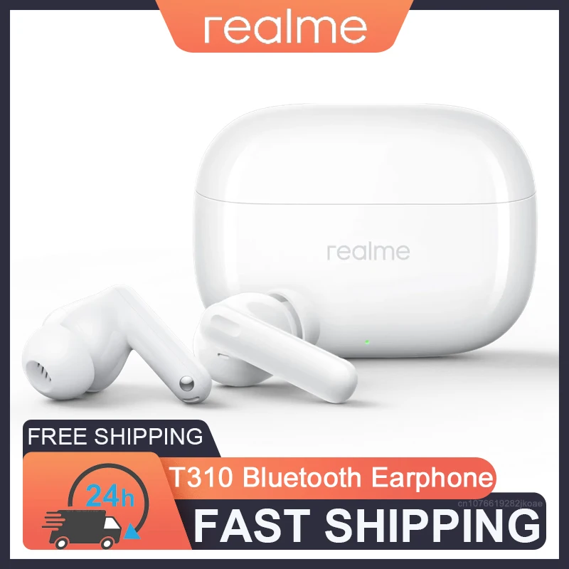 realme Buds T310 Earphone Wireless Bluetooth 5.4 Headphone 46dB Active Noise Cancelling Headset HiFi HD Mic Call Earbuds 480mAh