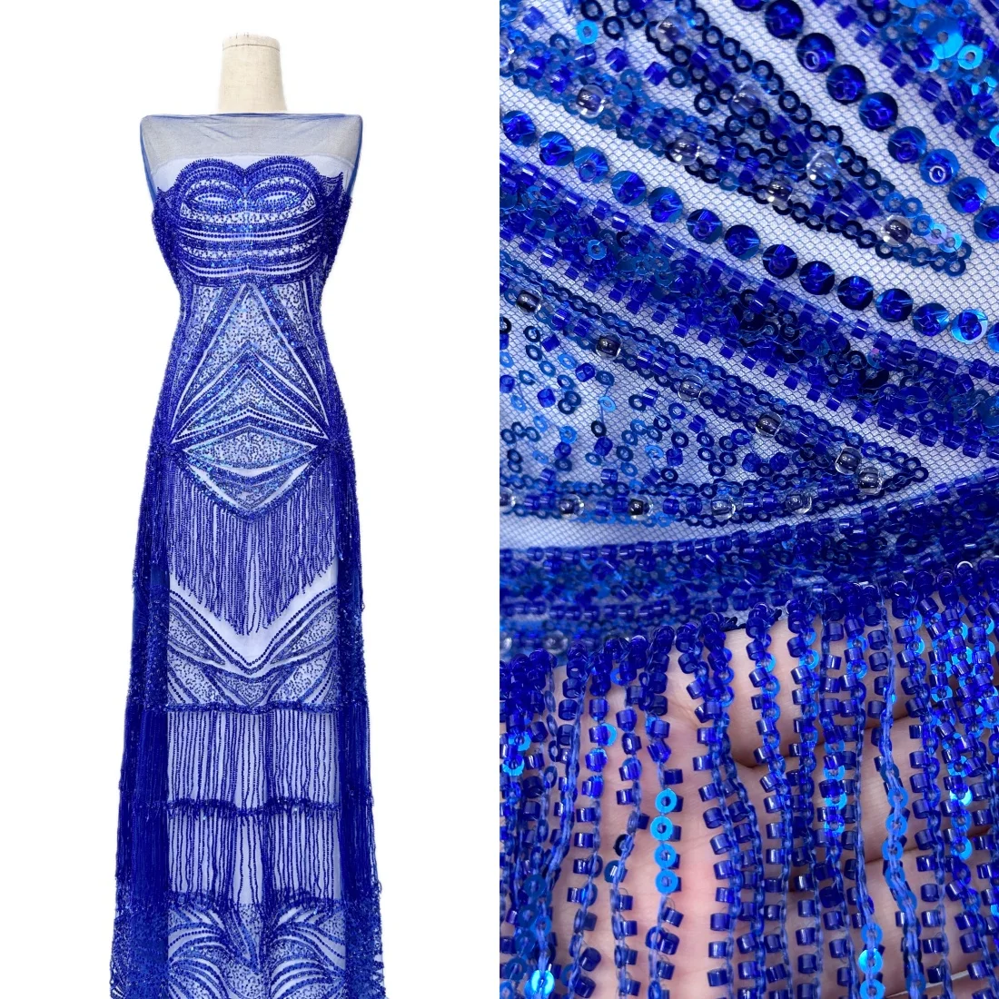 

Роскошная африканская кружевная ткань с пайетками для жениха, высококачественная французская вышивка, тяжелое бисерное кружево, нигерийское шитье, модель 2026 года