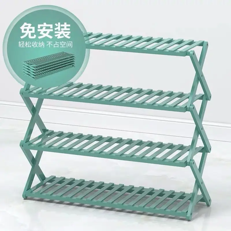 Shoe rack, simple door, strong household multi-layer dust-proof, e****mical, small dormitory storage
