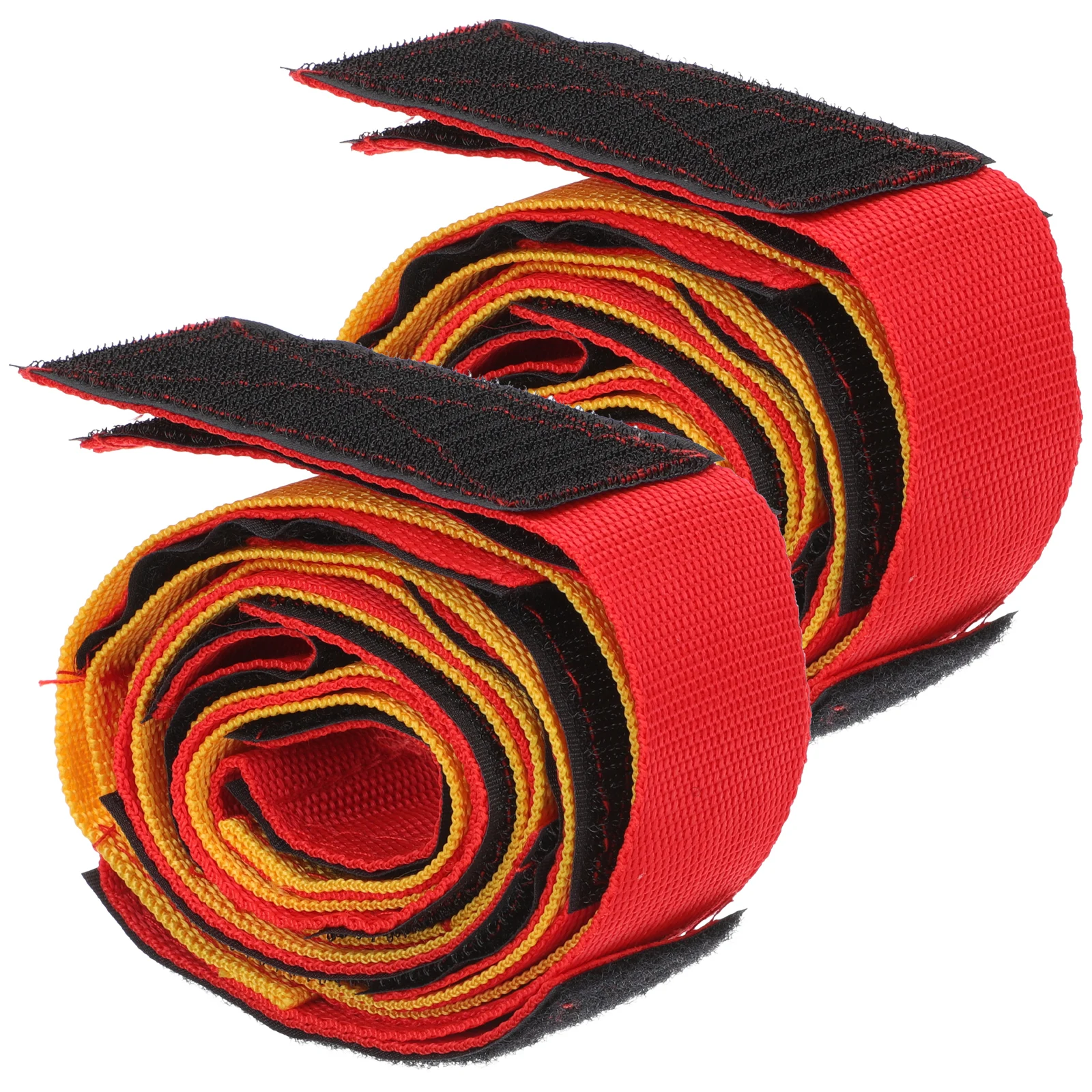 

2 Pcs Leggings Teamwork Game Ropes Legged Race Straps Props Reusable Outdoor Foot Bands Adult Polyester Ties