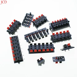 1 Piece 2 3 4 6 8 10 12 14 Positions Connector Terminal Push In Jack Load Spring Audio Speaker Terminals Plug Socket Clip