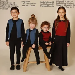 AA-New arrivals winter shabbos robe boy and girls family clothing set baby footie cotton spandex and outer warm sandwich layer