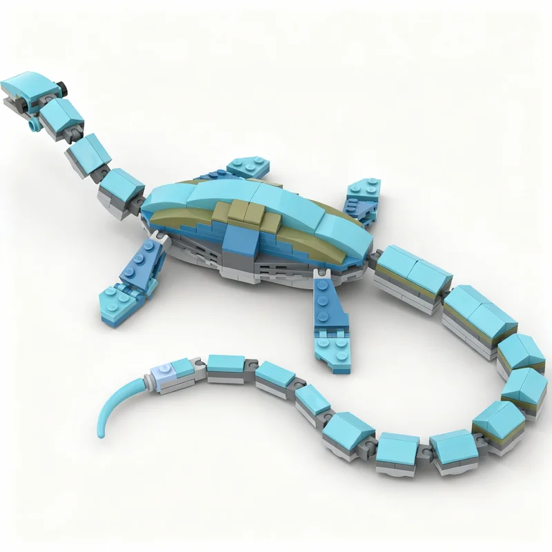 230pcs MOC Cope's Elasmosaurus - đánh giá và giá Art Craft Idea