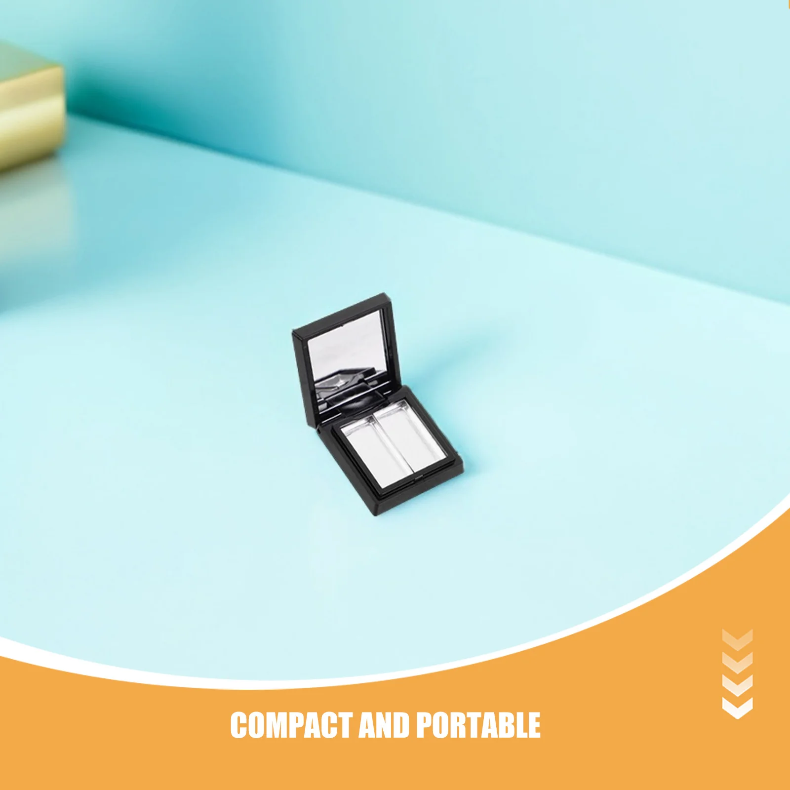 1 set trucco 18 griglia custodia fai da te per ombretto rossetto in polvere contenitore riutilizzabile da viaggio kit di archiviazione multifunzionale