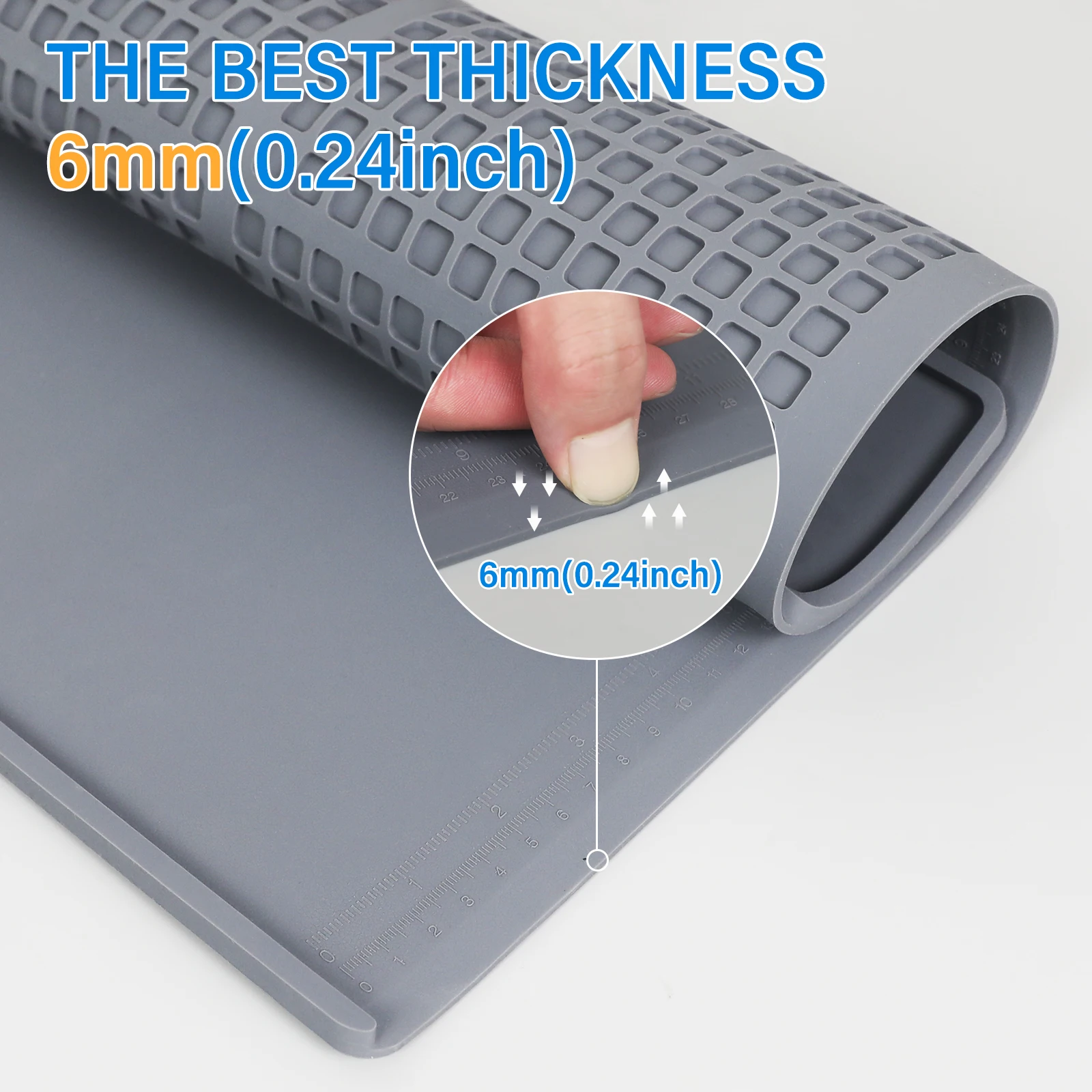 NEWACALOX 500x350mm 大型はんだ付けマット シリコン修理マット 耐熱磁気作業マット 電子機器、コンピューター、電話用