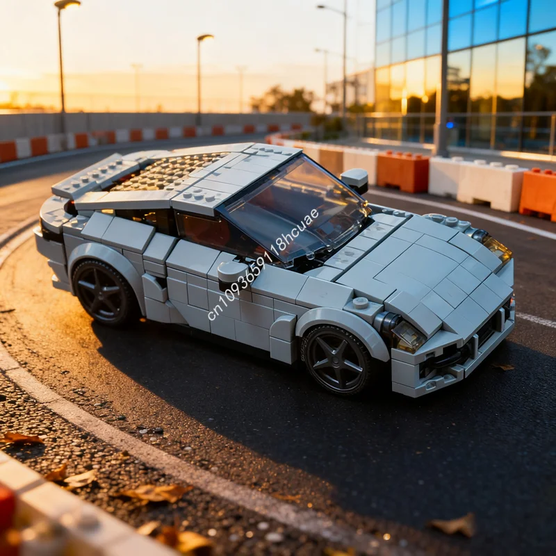 

362 шт. MOC Porscheed Turbo S City Champions Модель Строительные блоки Рождественский подарок Конструкция DIY Творческая игрушка Образование Дети