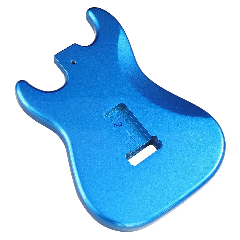 جسم الجيتار الكهربائي - جسم الجيتار الكهربائي الأزرق - أداة تعديل الجيتار ذات الالتقاط الواحد - ملحقات DIY