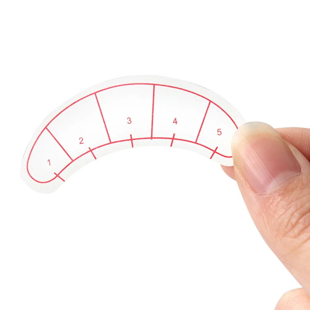 속눈썹 격리 패드용 5포인트 포지셔닝 스티커 2개, 언더 아이 패치, 속눈썹 연장 도구, 접착식 속눈썹