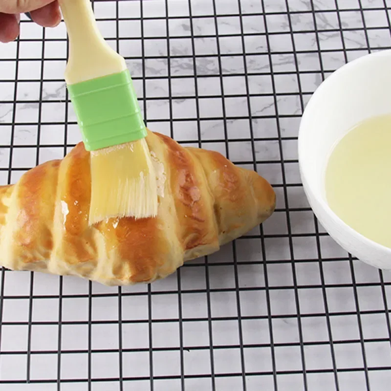 1pcs Nylon Brush Cake Bread Butter Brush Heat Resistant Silicone Basting For Cooking Brush Kitchen Baking Tool Brushes