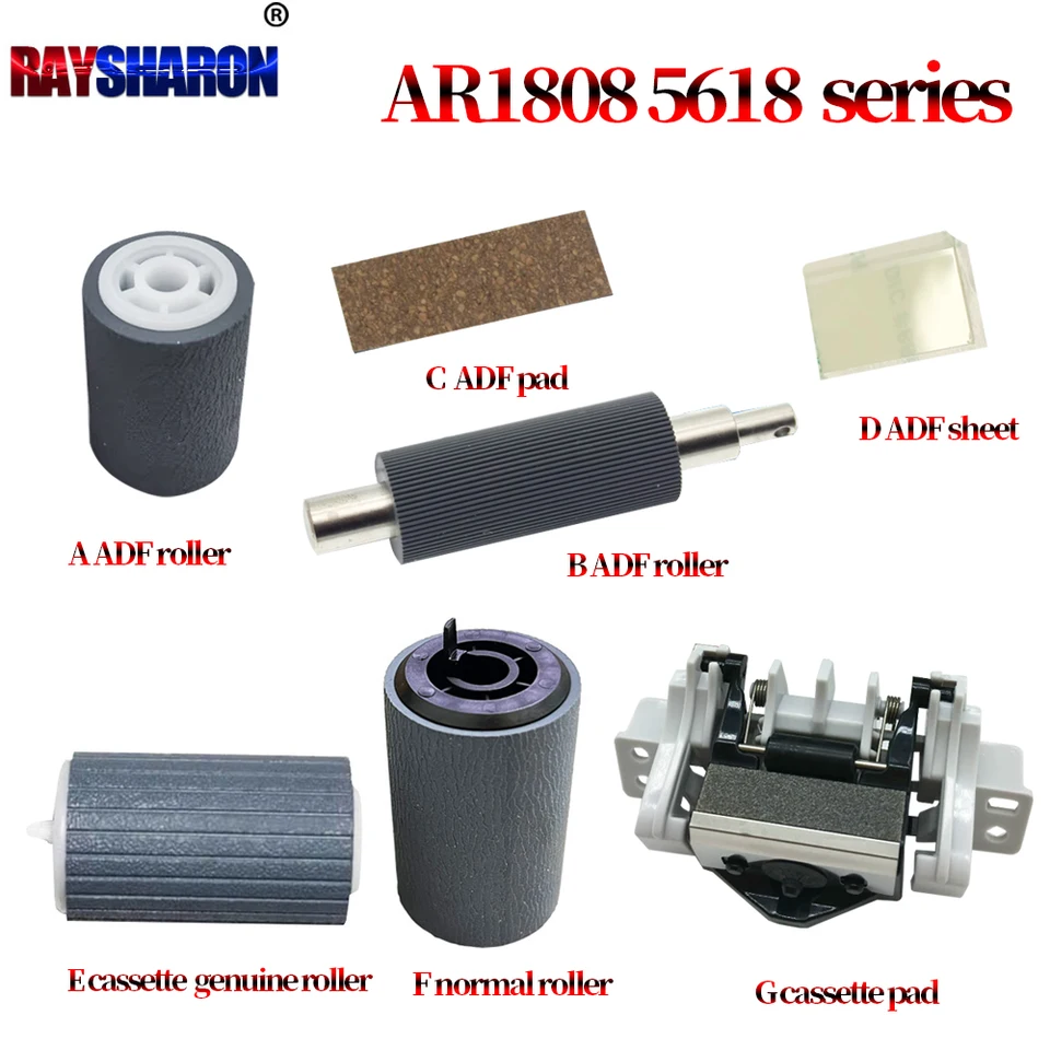 ADF Cassette Pickup Roller Seperation pad For Sharp AR-5618/5620