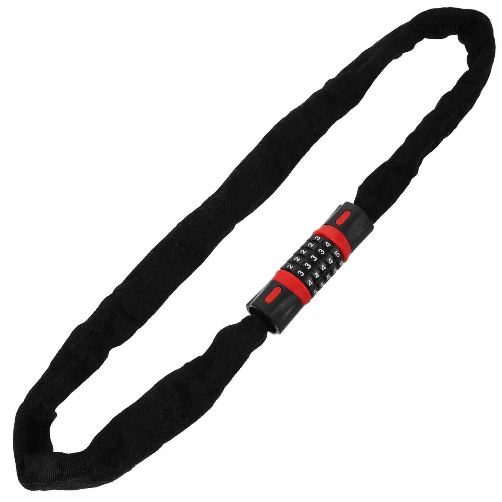 

Heavy Duty Carbon Steel Bike Chain Lock with Keys Anti-Theft Portable Bicycle Security Lock for Mountain Bike Luggage