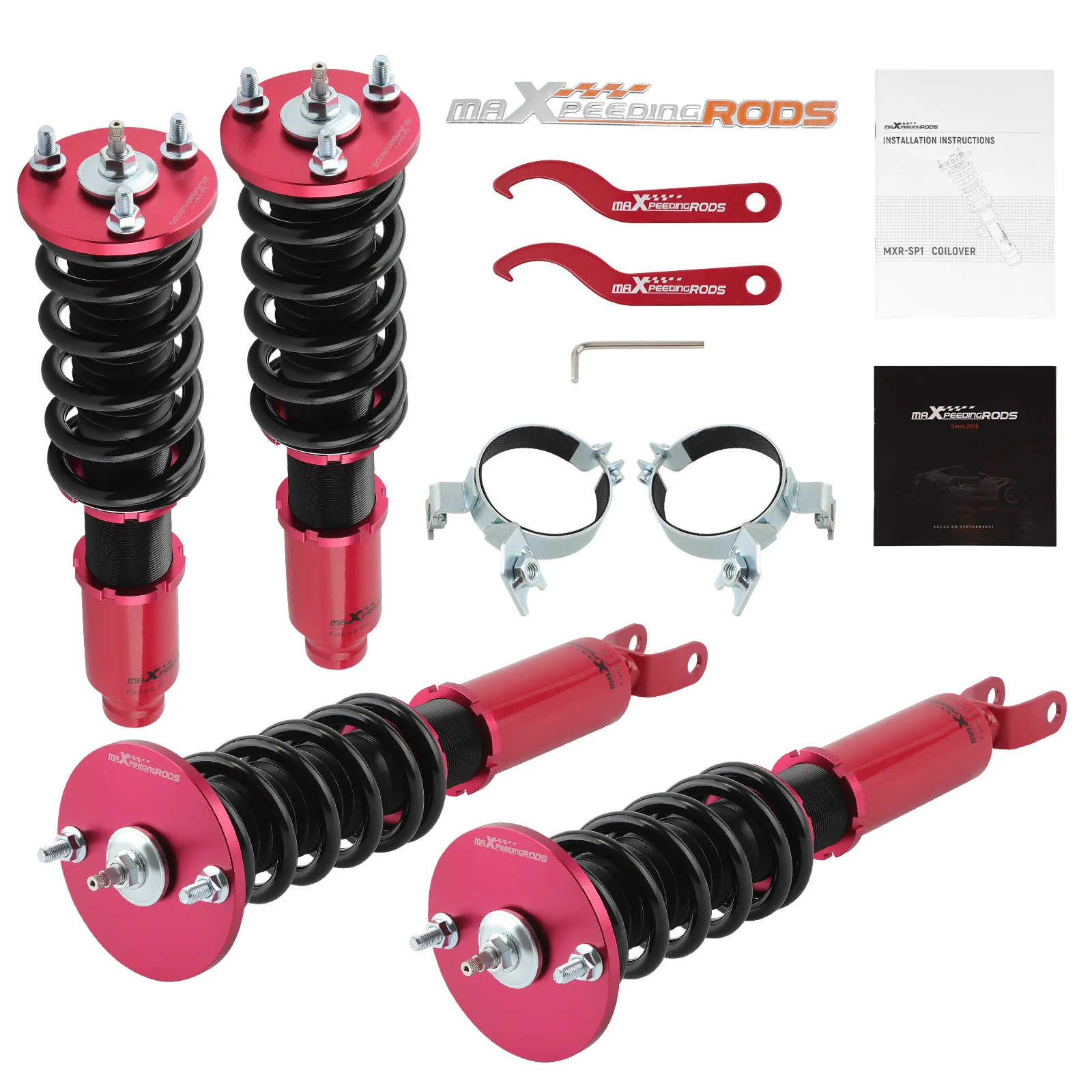 24 Level Damper Coilovers Shock Absorbers For Honda Accord 90-97 Acura CL 97-99 Coilovers Suspension Shock Absorber Struts