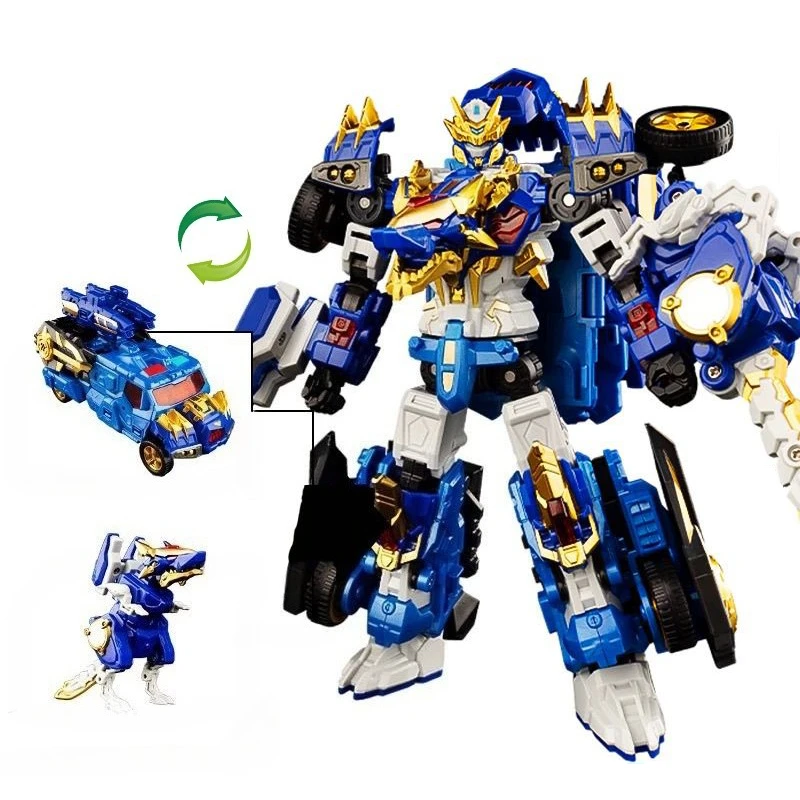 Nuevo Robot de deformación 2 en 1, juguete de 7 ''/18cm DIY, figura de acción de Anime de la Alianza transformadora, conjunto de juguetes, regalo de cumpleaños para niño, modelo coleccionable