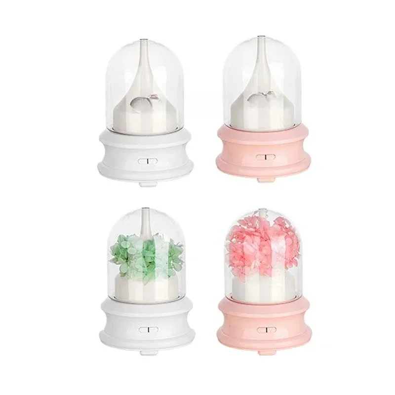 

usb essential oil aromatherapy machine household immortal flower DIY diffuser colorful night light fragrance humidifier