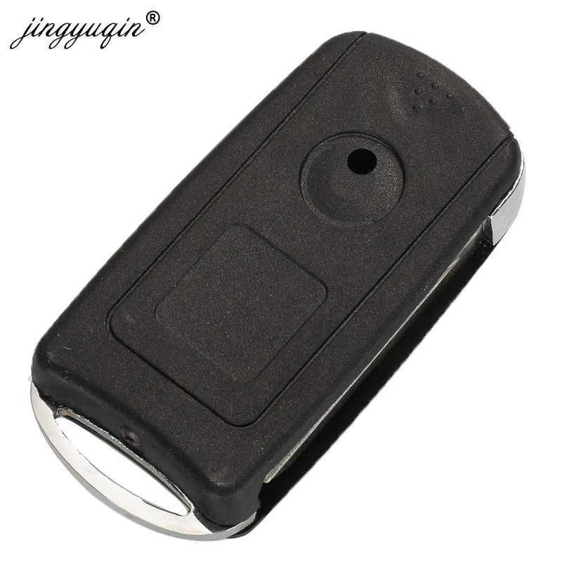 jingyuqin Modified Remote Flip Key Shell Fob Fit For Mitsubishi Galant Eclipse Lancer 3/4 Buttons Folding Case