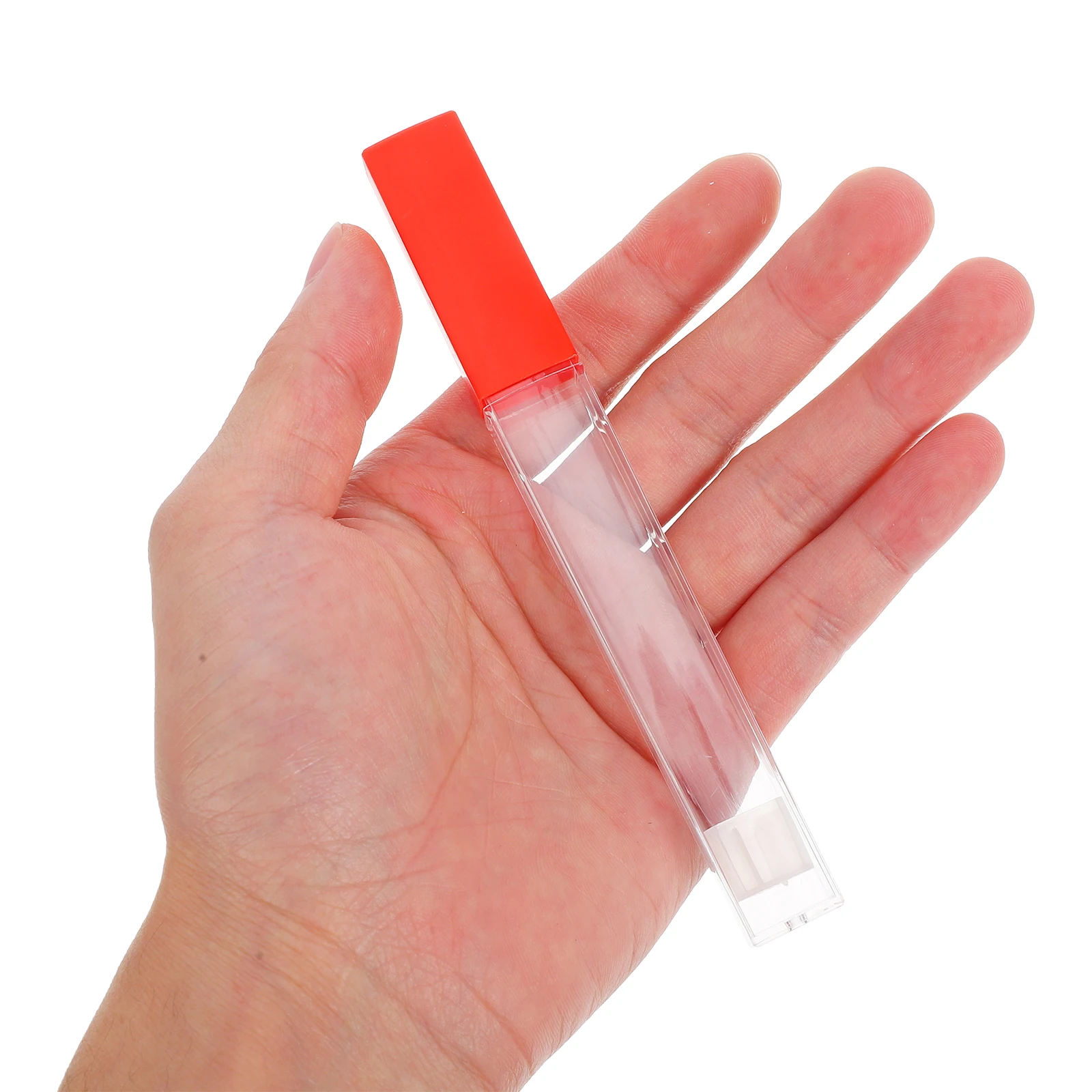 3pcs Transparent Thermometer Storage Tube Clear Plastic Case For Body Temperature Tools Portable Organizer Reusable