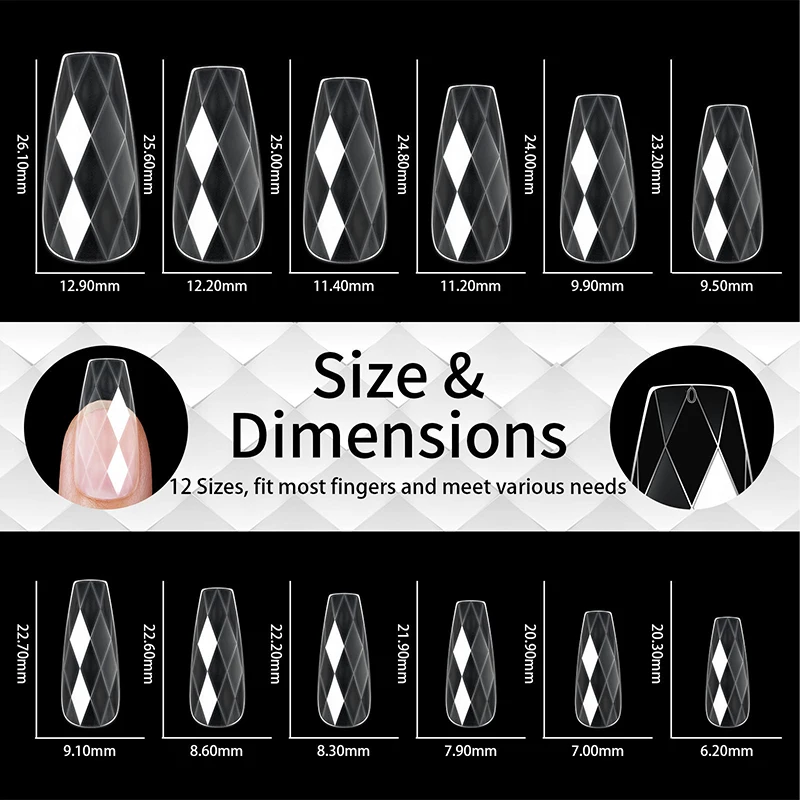 3d Diamond Almond Nail Ballet Nail Wearing Nail Irregular Nail Art Professional Nail Art Tools Wholesale Retail Of Nail Plates