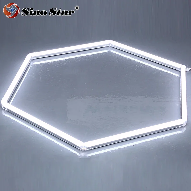 Chinese-made High Performance good price for the car polishing popular in France hexagon led panel light for Beauty salon