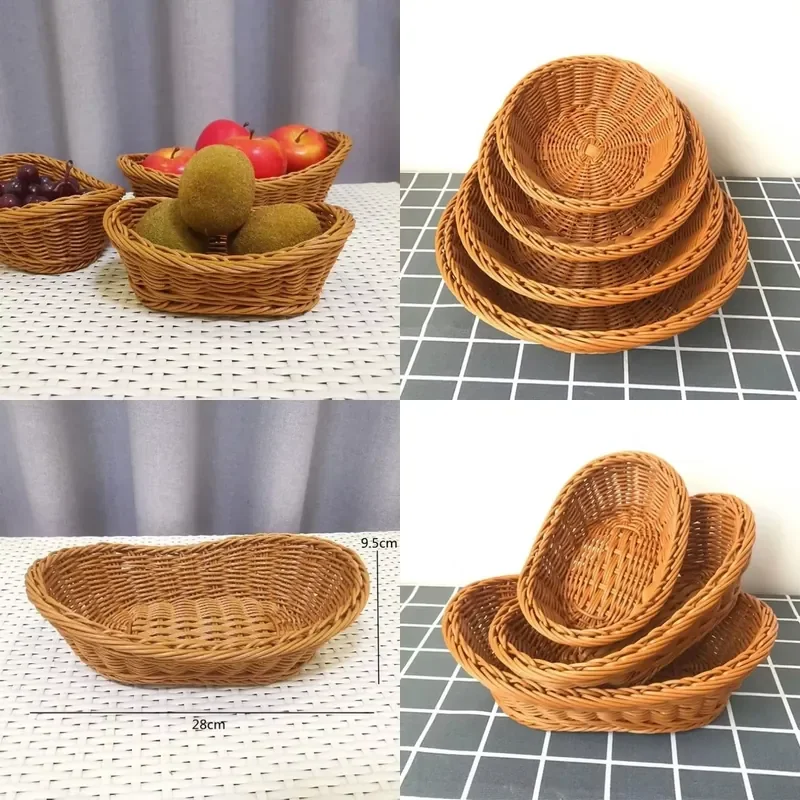 Space Saving Knitted Laundry Basket for Clothes Storage Clear Bread Box Wood Wicker Organizer