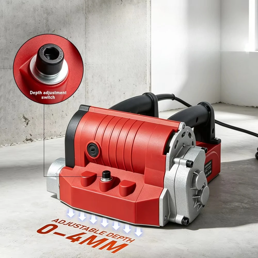 Machine 4000RPM Alloy Steel Blades 15cm Wall Putty Paint Remover For Home Renovation TUNGFULL 220V Electric Wall Scraper Planer