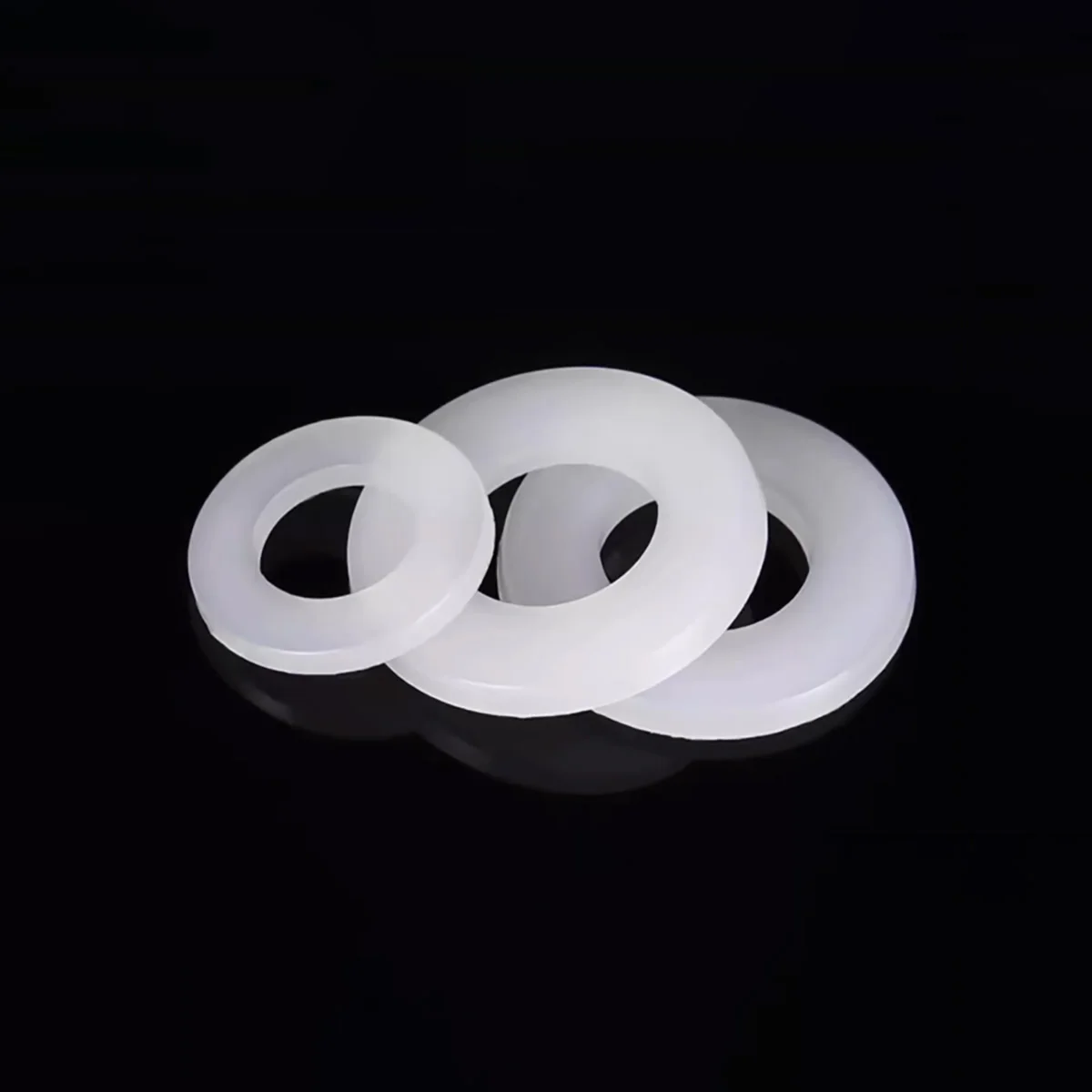 

Nylon Gasket Plastic White Gasket Enlarged Insulation Circular Flat Gasket M2M2.5M3M4M5M6M8M10M12M14M16M20