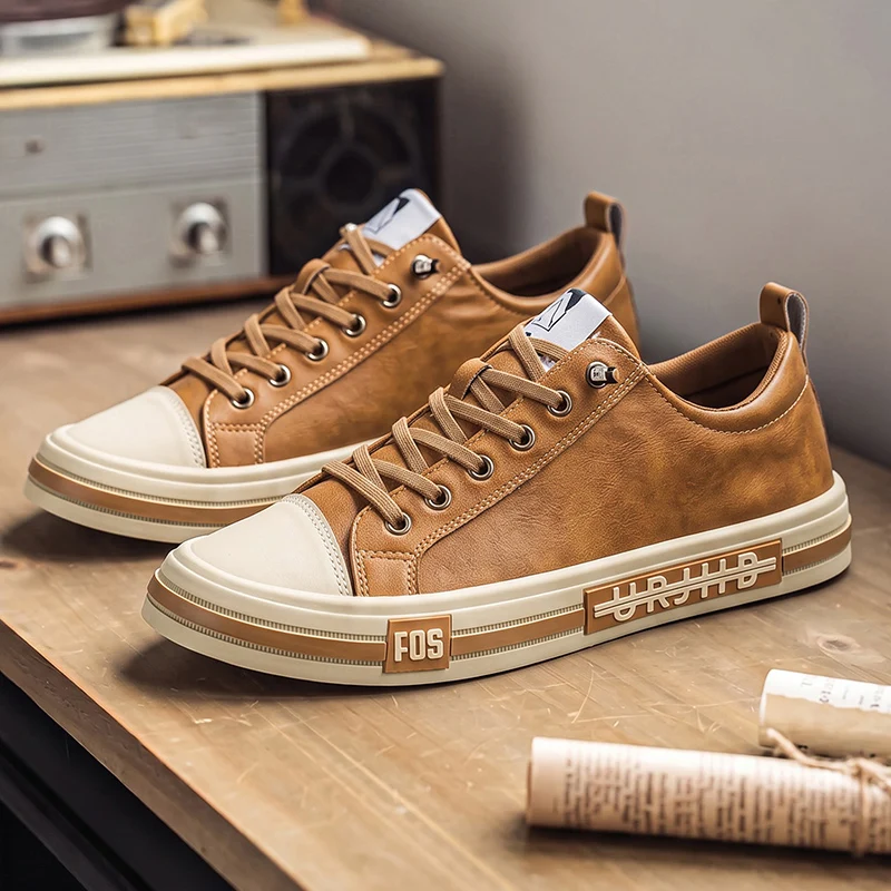 2026 New Men's Shoes Autumn Casual Shoes for Men Fashion Anti Slip Wear Resistant Board Shoes Plus Size 39-44 Sapato Masculino