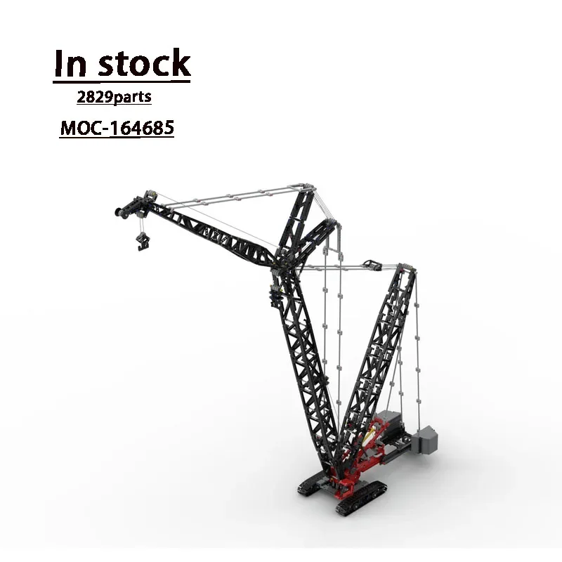 MOC- 165101 &MOC- 164685 MLC300 Crawler CraneBoom Erweiterung Bausteine Modell 2829 teile Kinder Geburtstag Bausteine Spielzeug Geschenke