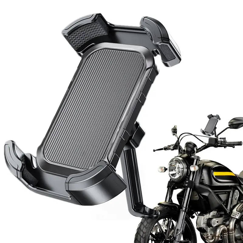 Bike Phone Holder Bike Phone Mount 360 Rotation Anti-Slip Cell Phone Holder For Bicycles Motorcycles Electric Scooters Strollers