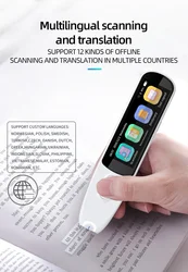 S5A Portable Translation Pen Real Time Online Multi-Language Scanning Translator Device Reading Dictionary Pen