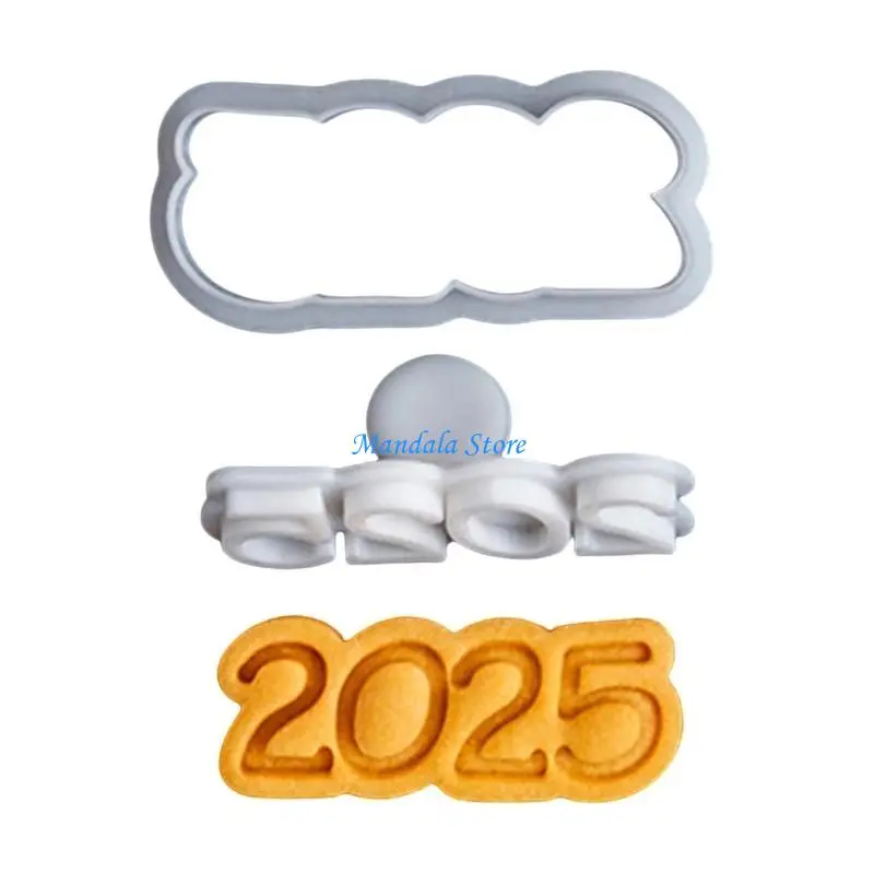 

U2JC 2025 Chinese New Year Snake Cookie Molds Set Biscuit Molds for Creative Baking Enthusiasts and Festival Celebration