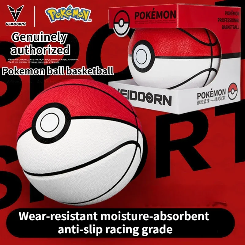 2024 Nuevo modelo caliente en el mercado Buen baloncesto de marca compartida de Pokémon No. 7 No. 6 Entrenamiento resistente al desgaste para adultos de alto valor