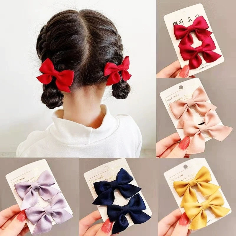 Kinder Schleife Haarspange Kopfschmuck Baby Prinzessin Haarspange kleines Mädchen Haarspange Haarkarte Haarschmuck