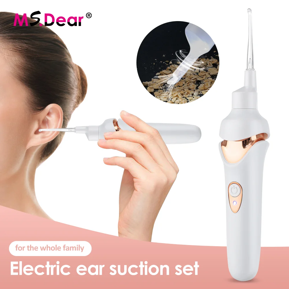 

Светящаяся электрическая всасывающая ложка для ушей, перезаряжаемый безопасный сборщик ушной серы, светодиодный светильник, очиститель для ушей, инструмент для удаления воска для детей и взрослых